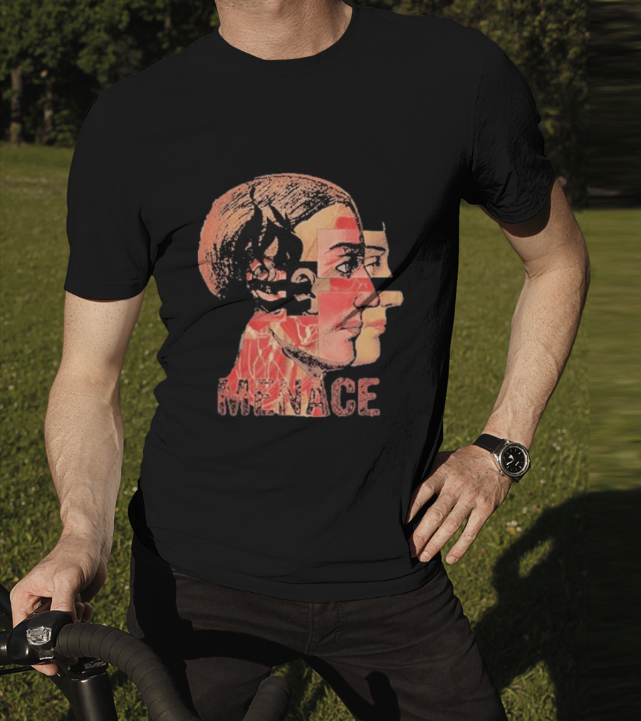 Menace Hot Water Music Dual Profile Head T-Shirt