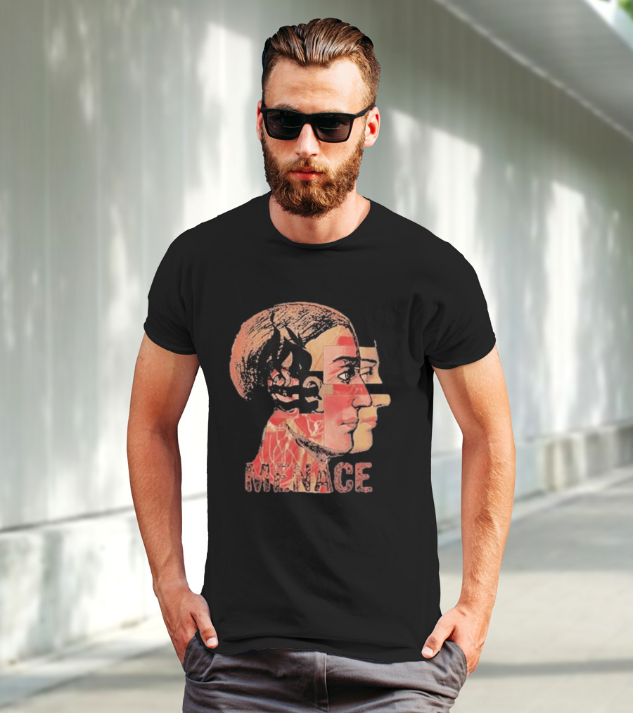 Menace Hot Water Music Dual Profile Head T-Shirt