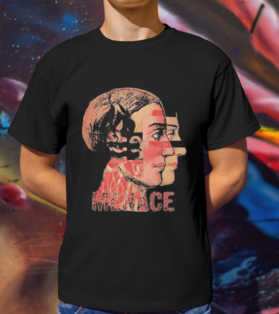 Menace Hot Water Music Dual Profile Head T-Shirt