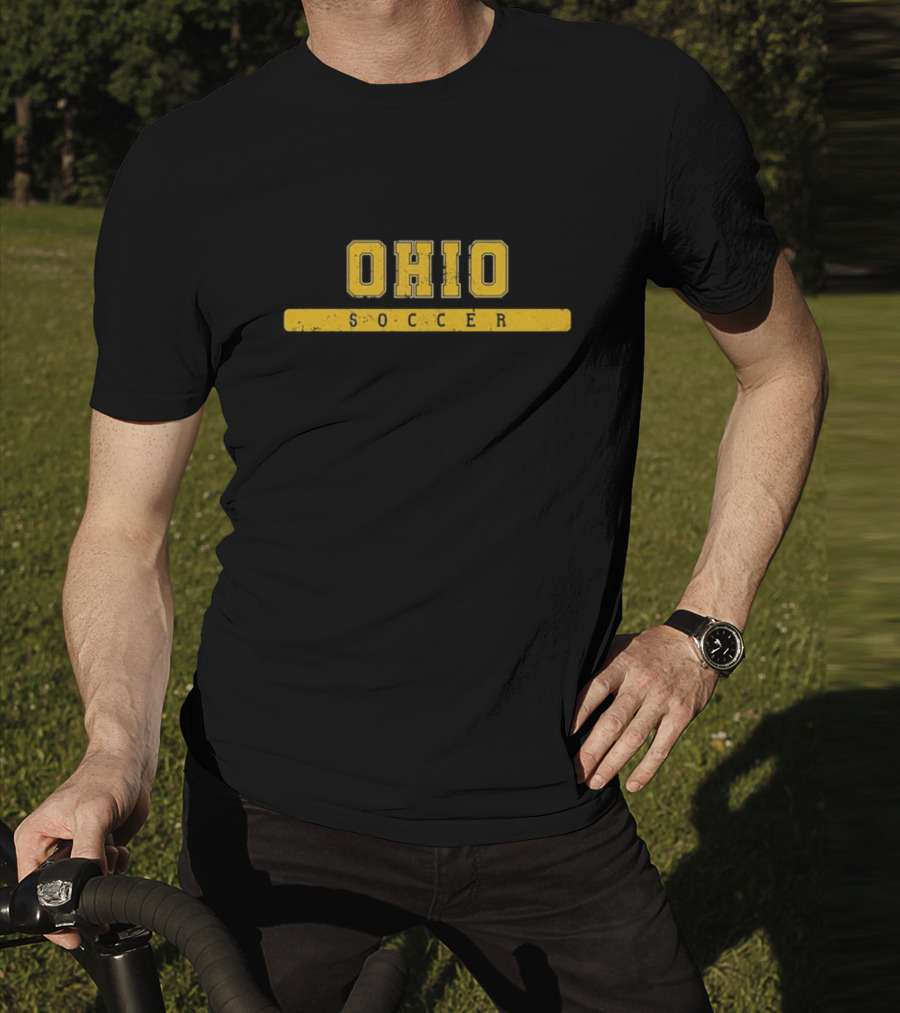 Ohio Soccer Yellow Vintage Classic T-Shirt