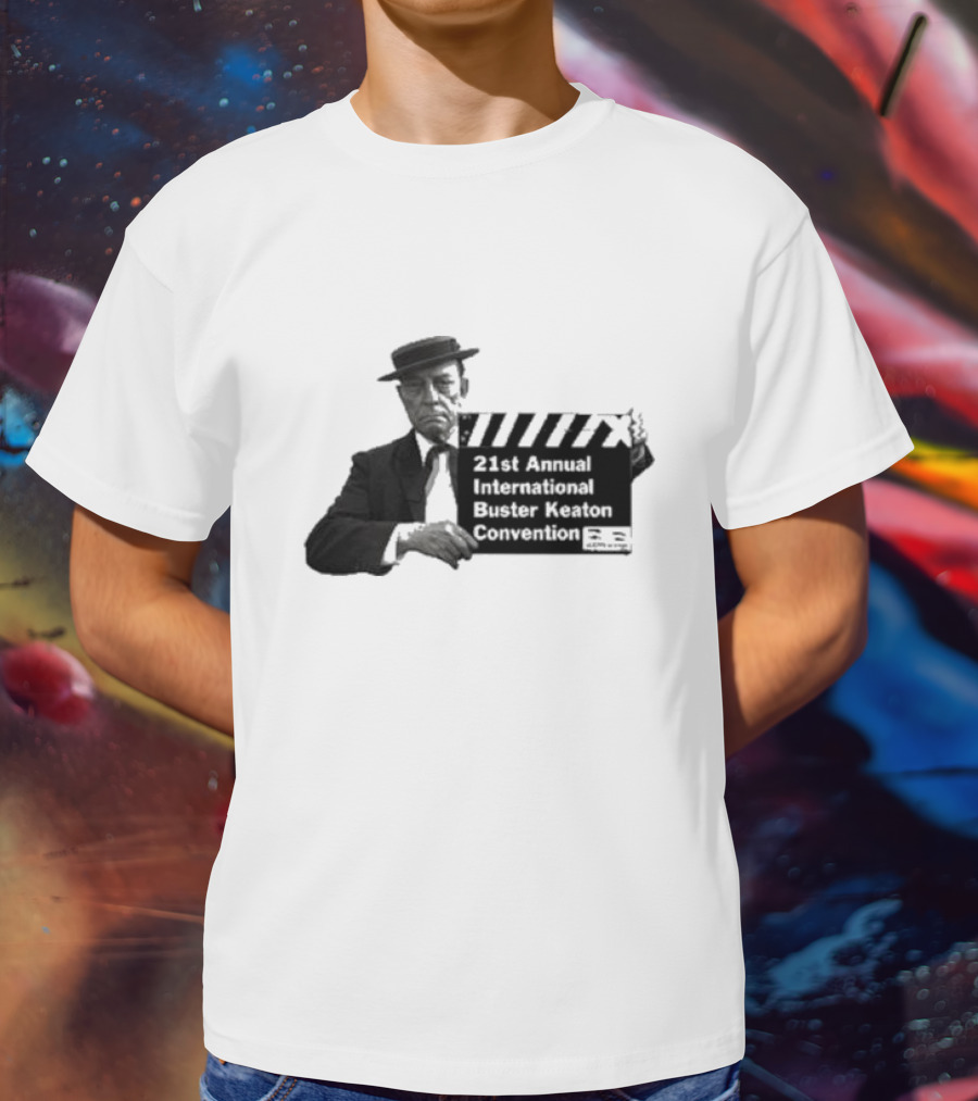 21st Annual International Buster Keaton Convention Clapboard T-Shirt