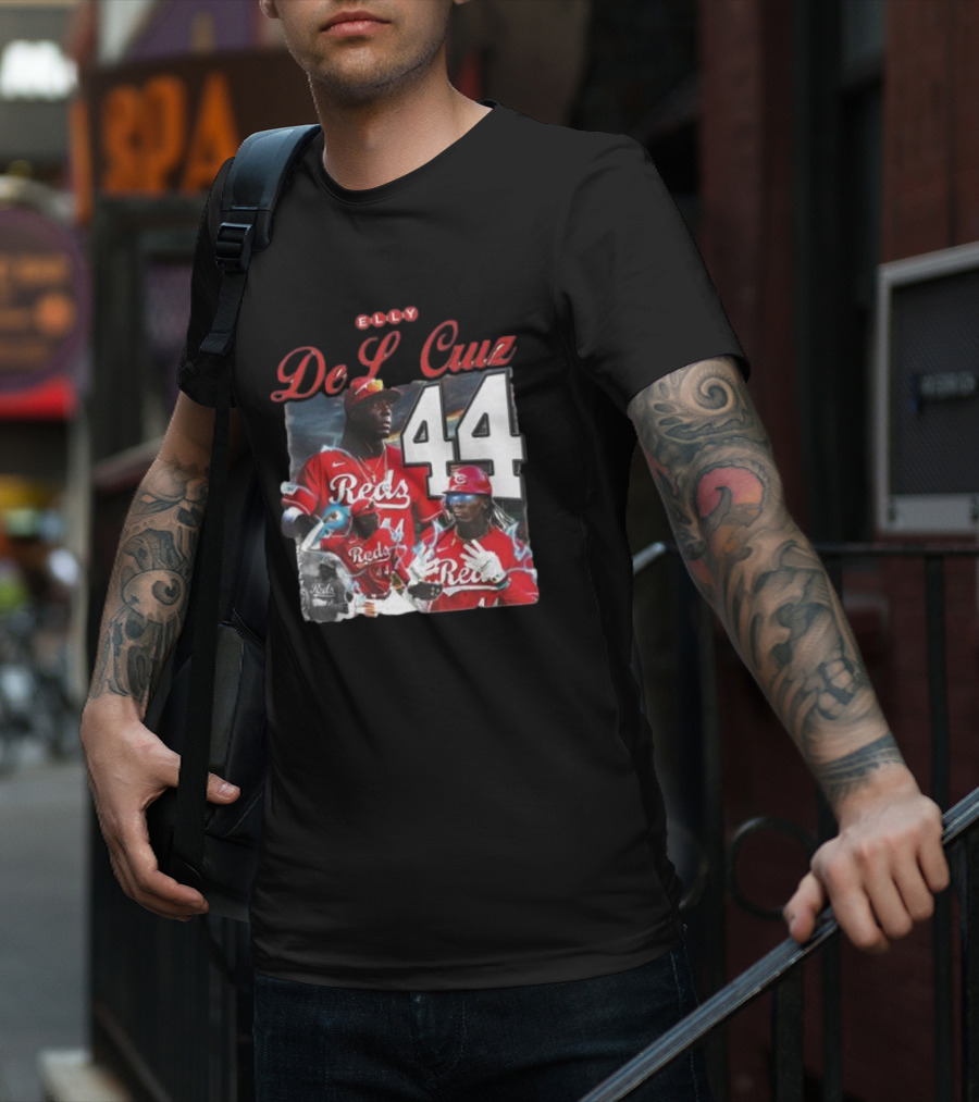 Elly De La Cruz Reds 44 Cincinnati Baseball Electricidad T-Shirt