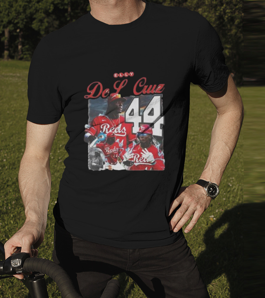 Elly De La Cruz Reds 44 Cincinnati Baseball Electricidad T-Shirt