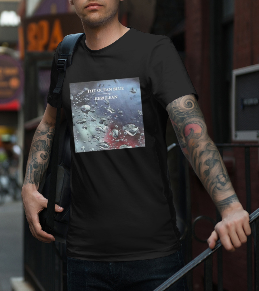 THE OCEAN BLUE CERULEAN Rainwater Reflection T-Shirt