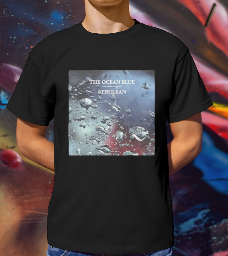 THE OCEAN BLUE CERULEAN Rainwater Reflection T-Shirt
