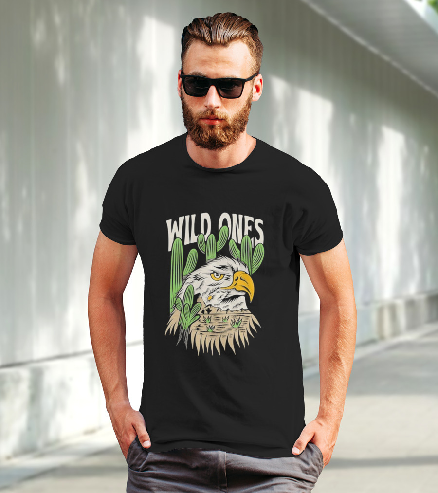 Wild Ones Eagle Desert Landscape T-Shirt