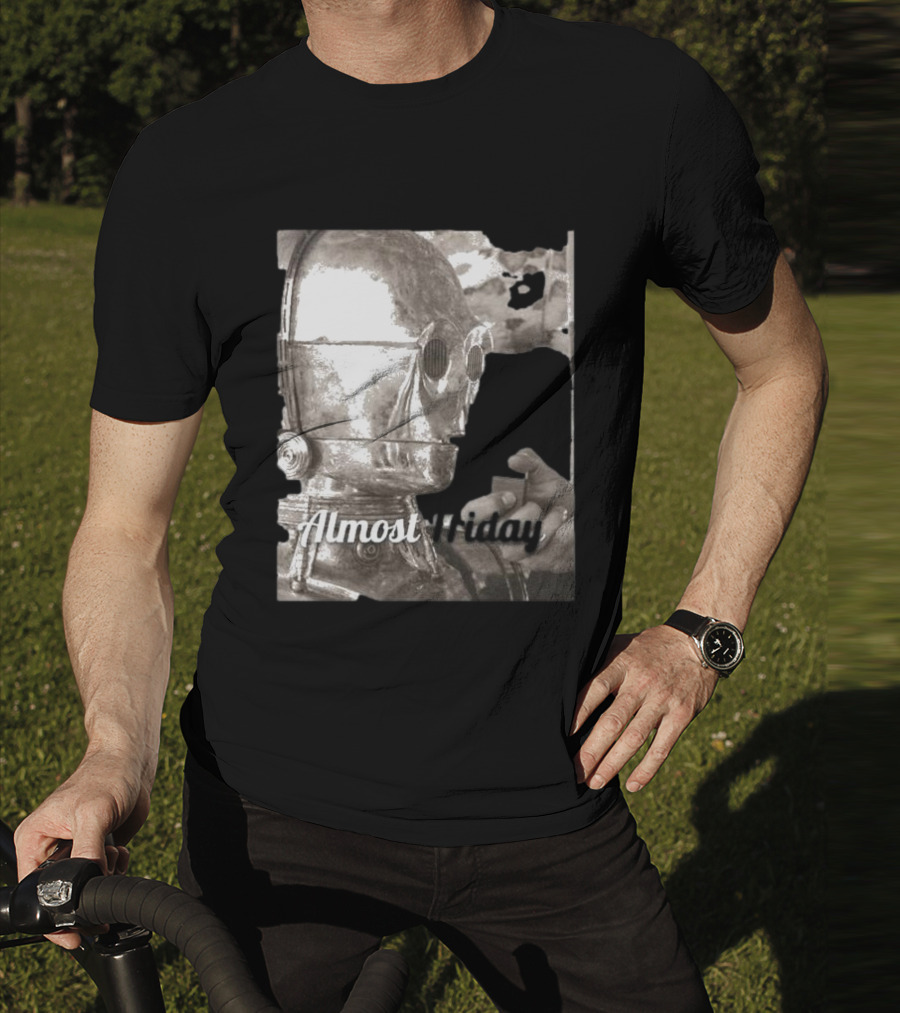 Almost Friday Star Wars C-3PO Smoking T-Shirt