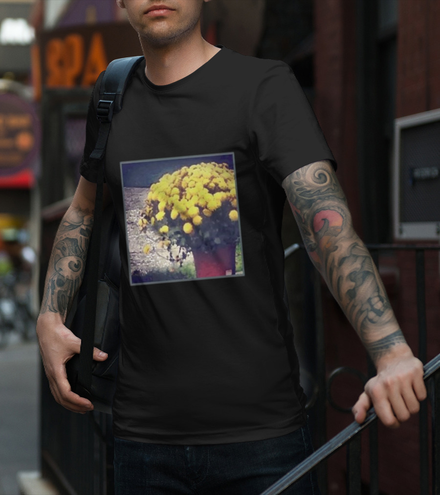 Frnkiero And The Cellabration Yellow Flowers Photography T-Shirt