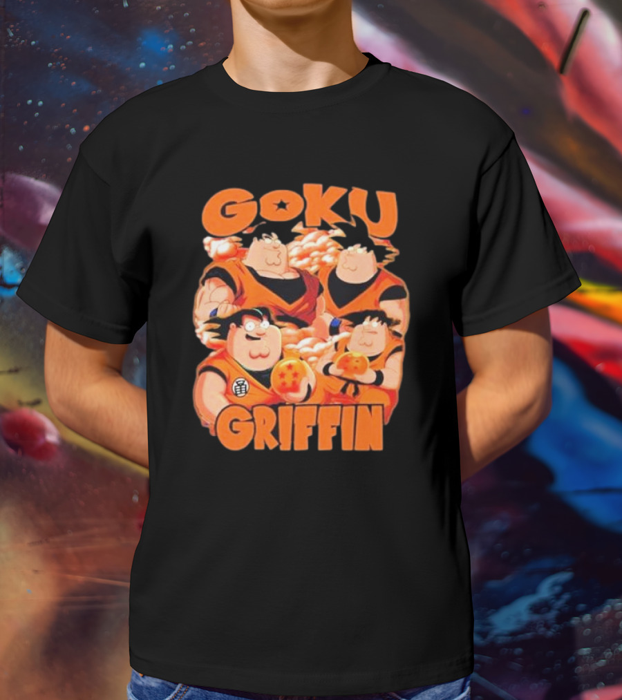 Goku Griffin Anime Family Crossover T-Shirt