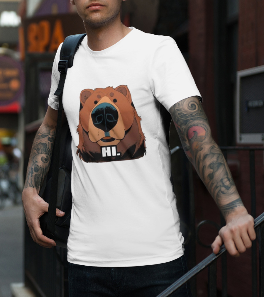 HI BYE BEAR HI T-Shirt