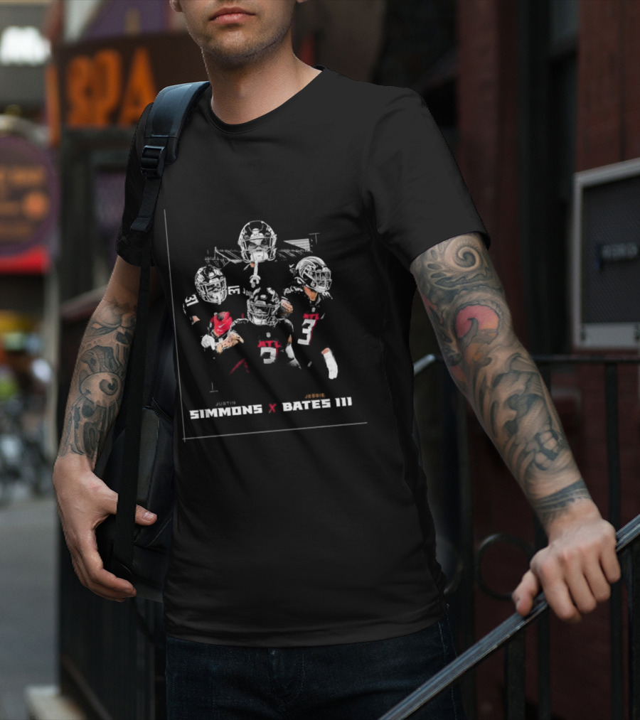 Justin Simmons X Jessie Bates III NFL Collaboration T-Shirt
