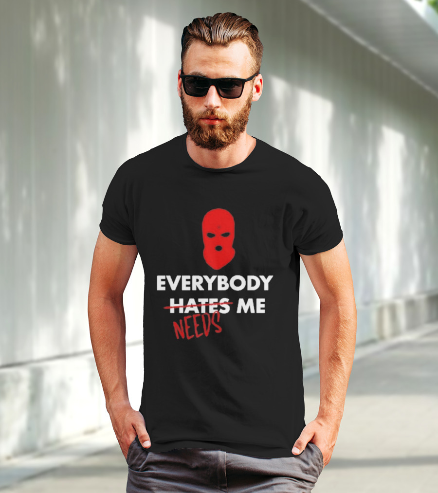 Everybody Needs Me Red Mask T-Shirt