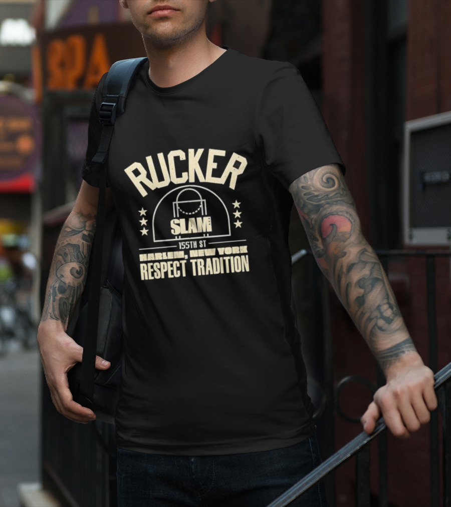 Rucker Park Slam 155th St Harlem New York Respect Tradition T-Shirt