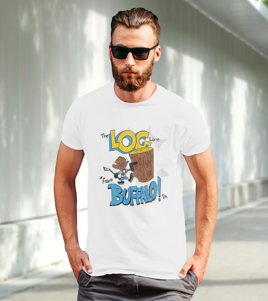 The Log Line From Buffalo Joe Lodico Buffalo Bills T-Shirt