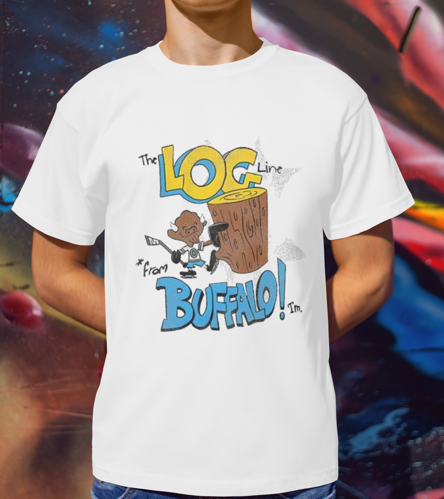 The Log Line From Buffalo Joe Lodico Buffalo Bills T-Shirt