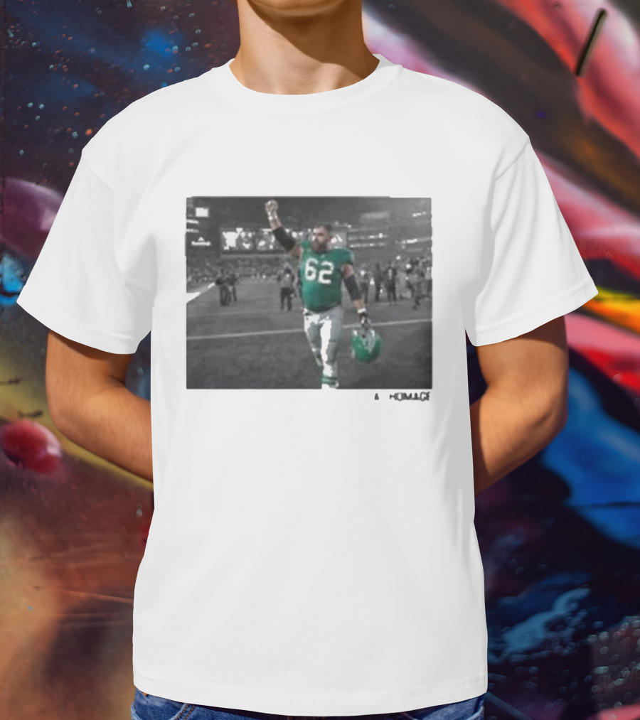 Travis Kelce Jason Kelce Pay Homage Number 62 Football Stadium T-Shirt