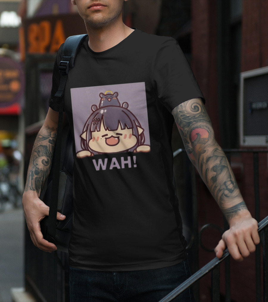 Hololive WAH Win All Heart Cute Anime Character T-Shirt