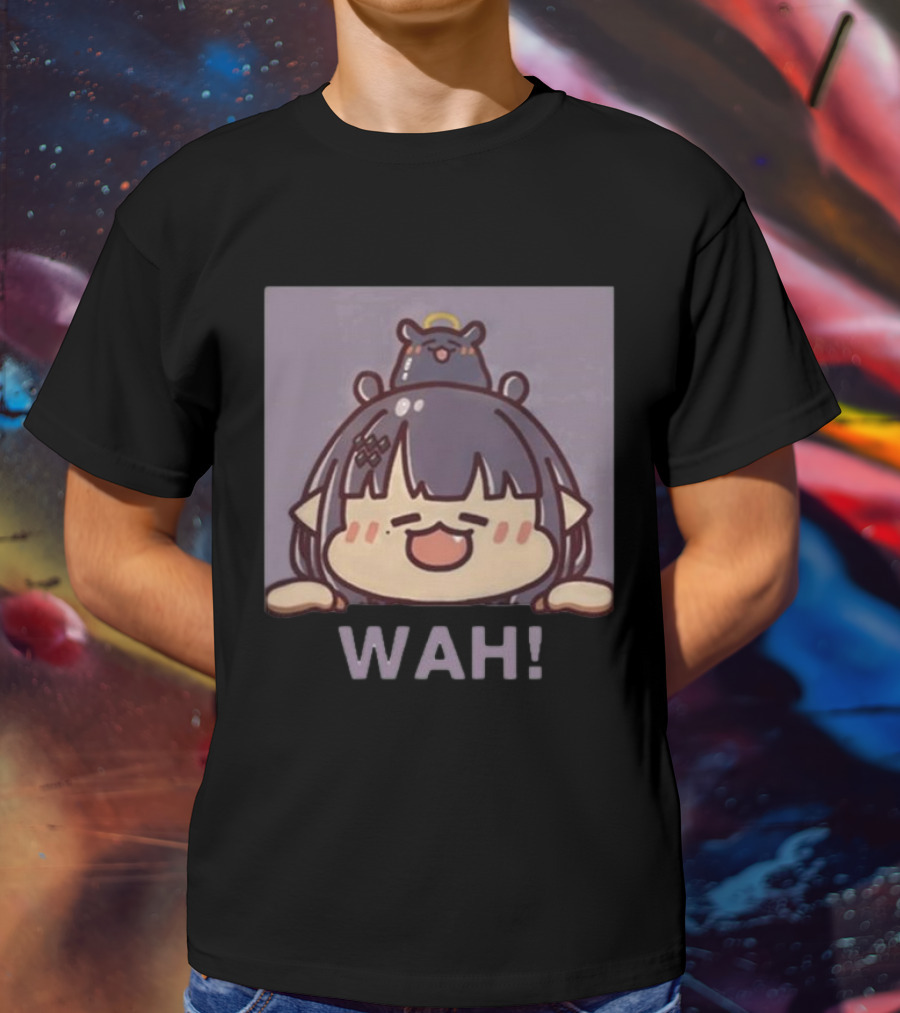Hololive WAH Win All Heart Cute Anime Character T-Shirt