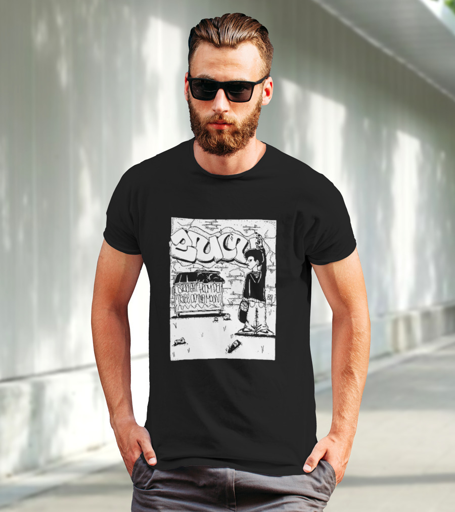 Zulu Black Powerviolence Street Art From The Tribe Of The Moon T-Shirt