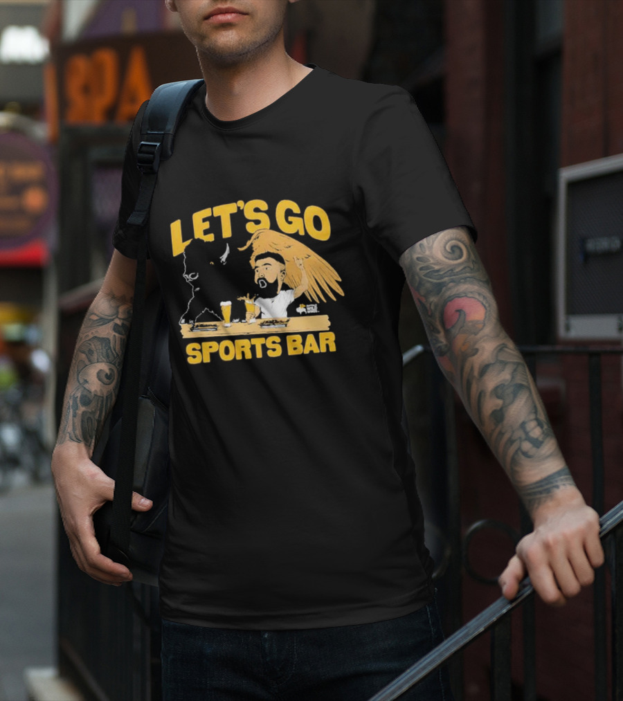Let's Go Sports Bar Buffalo Wild Wings X Jason Kelce T-Shirt