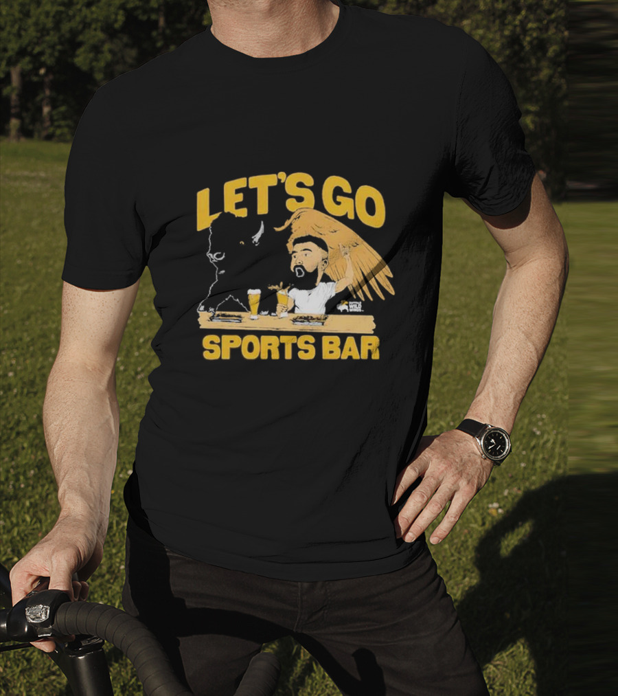 Let's Go Sports Bar Buffalo Wild Wings X Jason Kelce T-Shirt