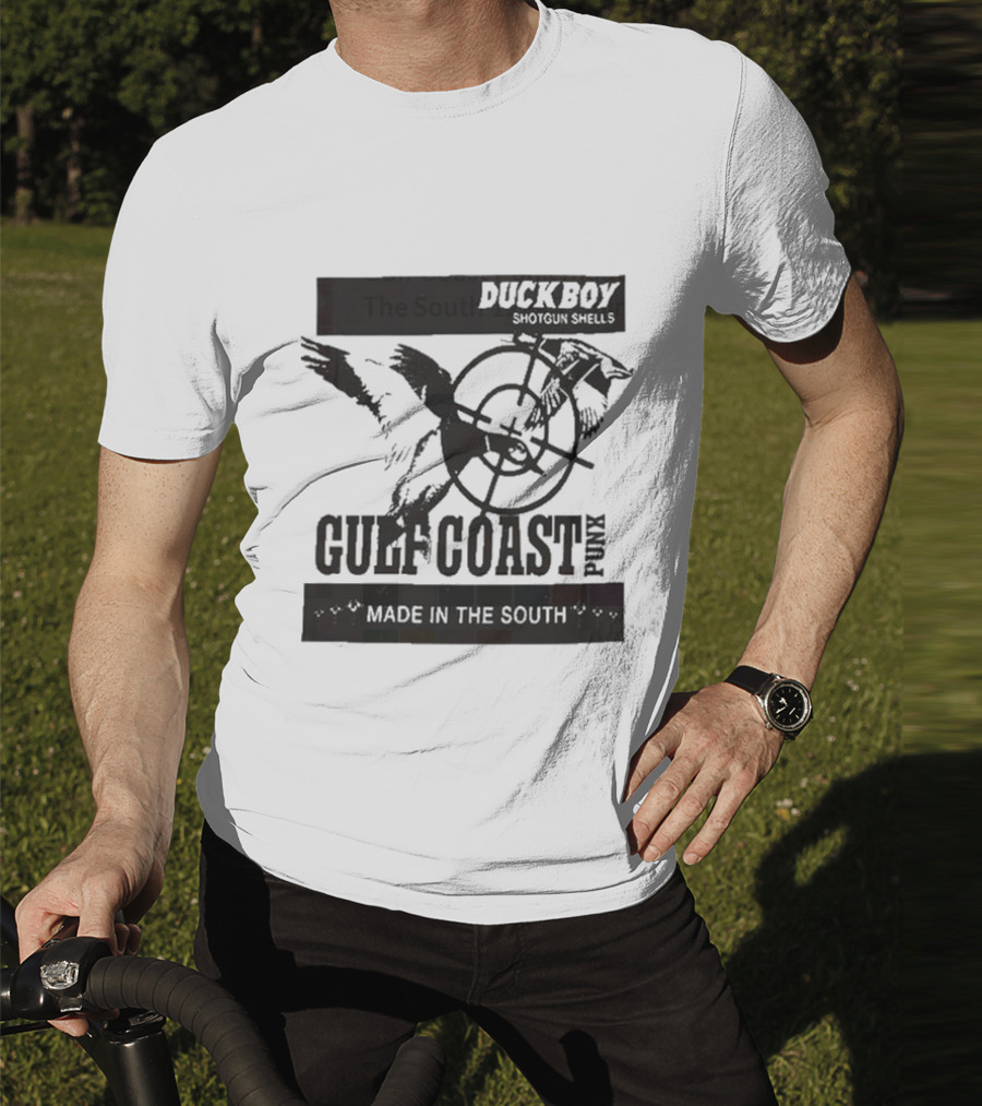 Duckboy Shotgun Shells Gulf Coast Punk Made In The South 12ga T-Shirt