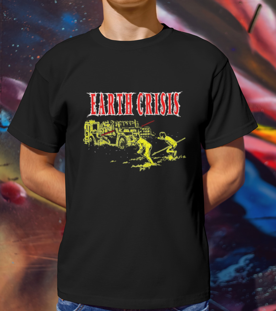 EARTH CRISIS Death Machines Human Conflict Scene T-Shirt