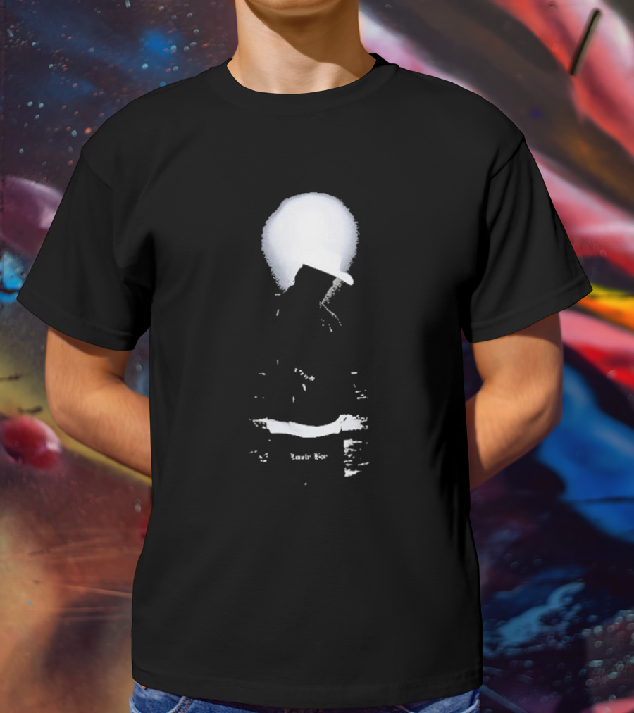 Lonely Boy Paradise Black Enigmatic Silhouette Hat Contrast T-Shirt