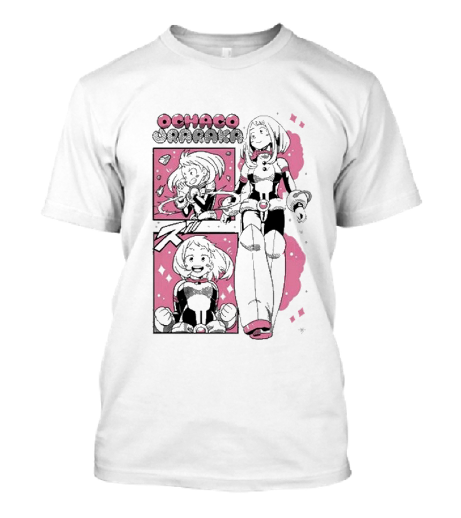 Ochaco Uraraka Boku No Hero Manga Panel T-Shirt