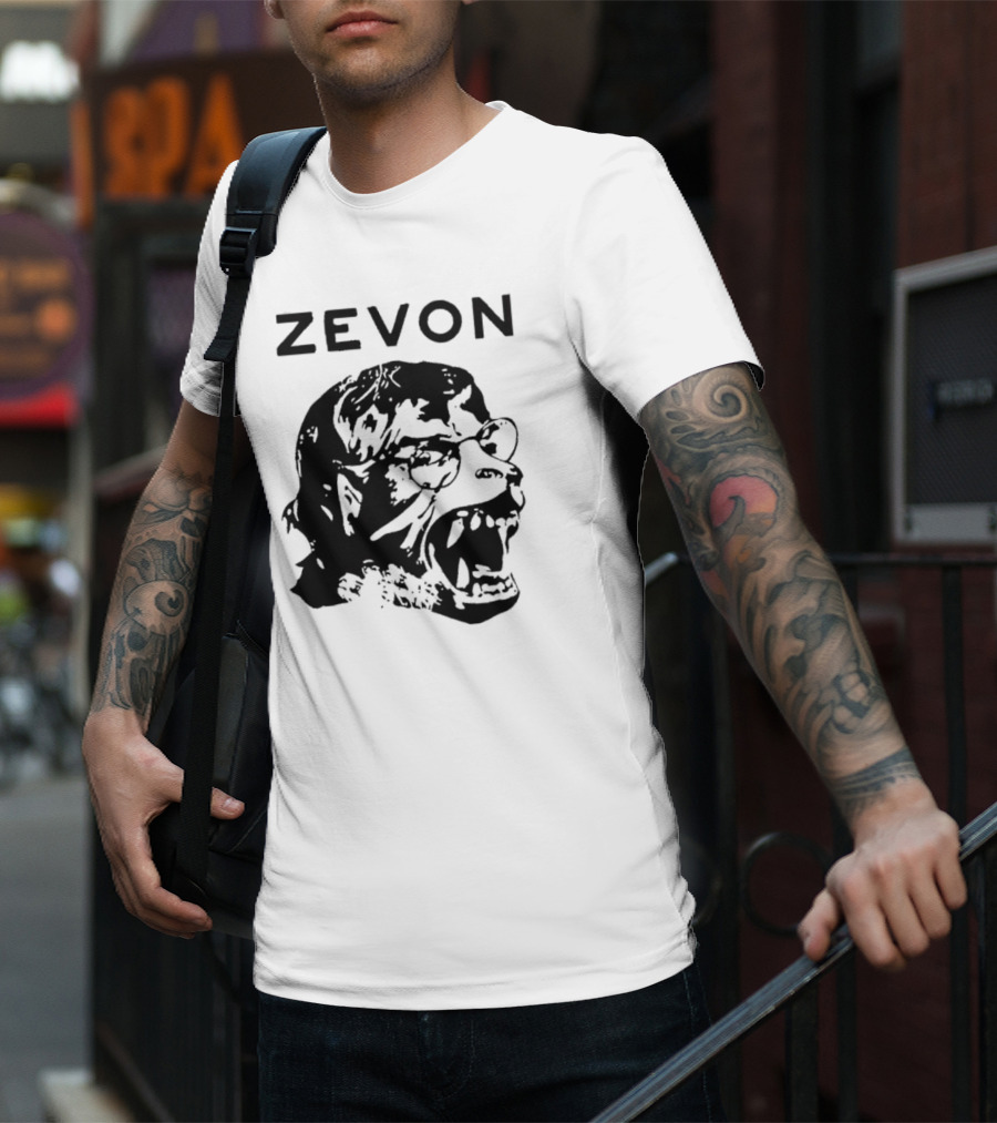 Zevon Angry Face Drawing T-Shirt