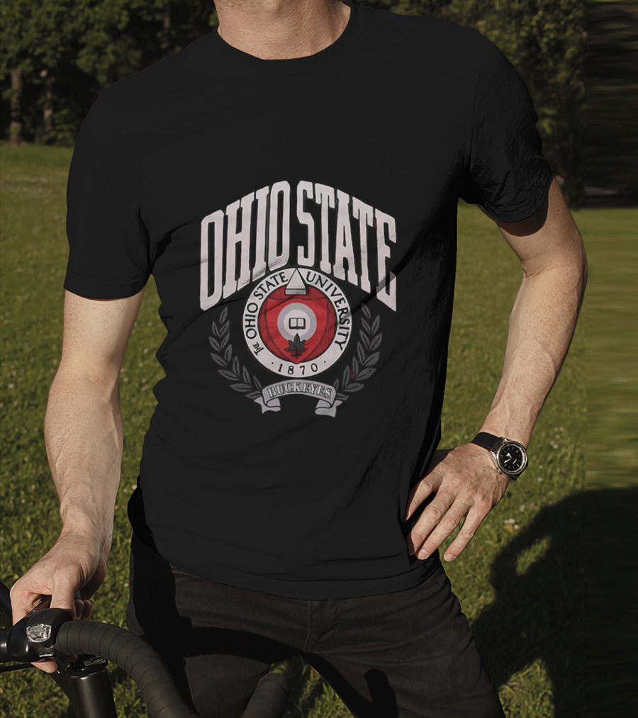 Ohio State University Buckeyes 1870 Seal Bold T-Shirt