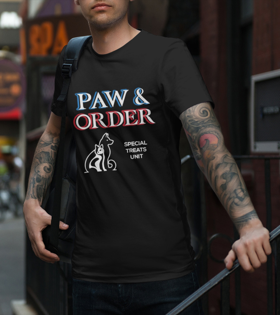 Paw And Order Special Treats Unit Dog Cat T-Shirt