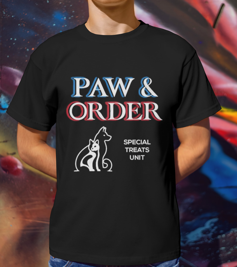 Paw And Order Special Treats Unit Dog Cat T-Shirt