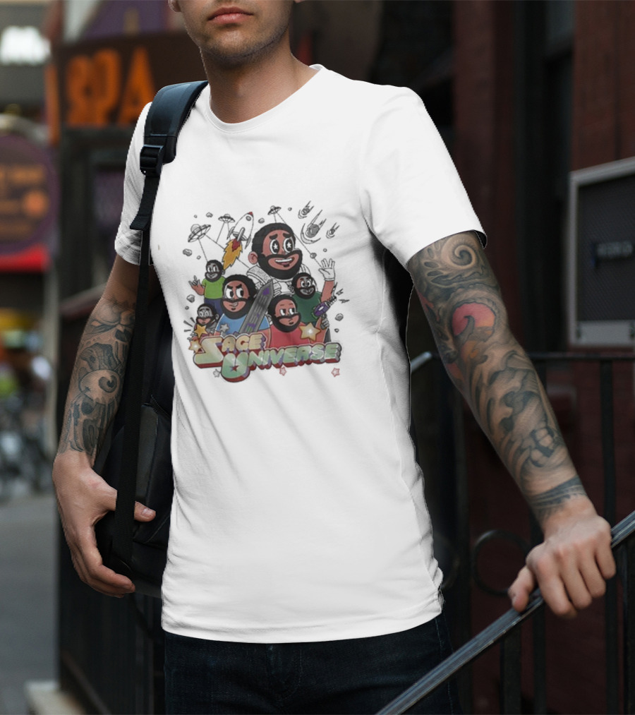 Sage Universe Multiverse Joyful Faces And Adventures T-Shirt