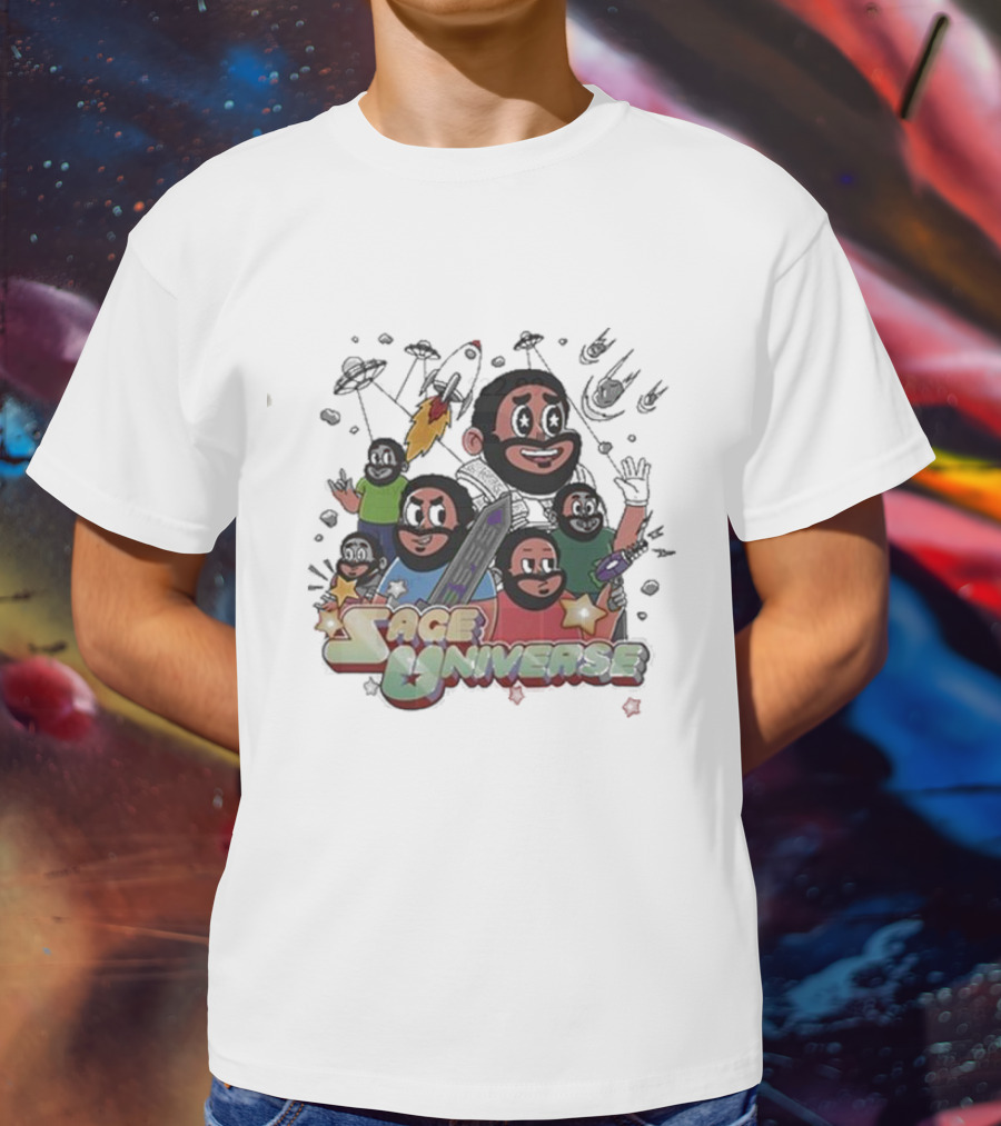 Sage Universe Multiverse Joyful Faces And Adventures T-Shirt
