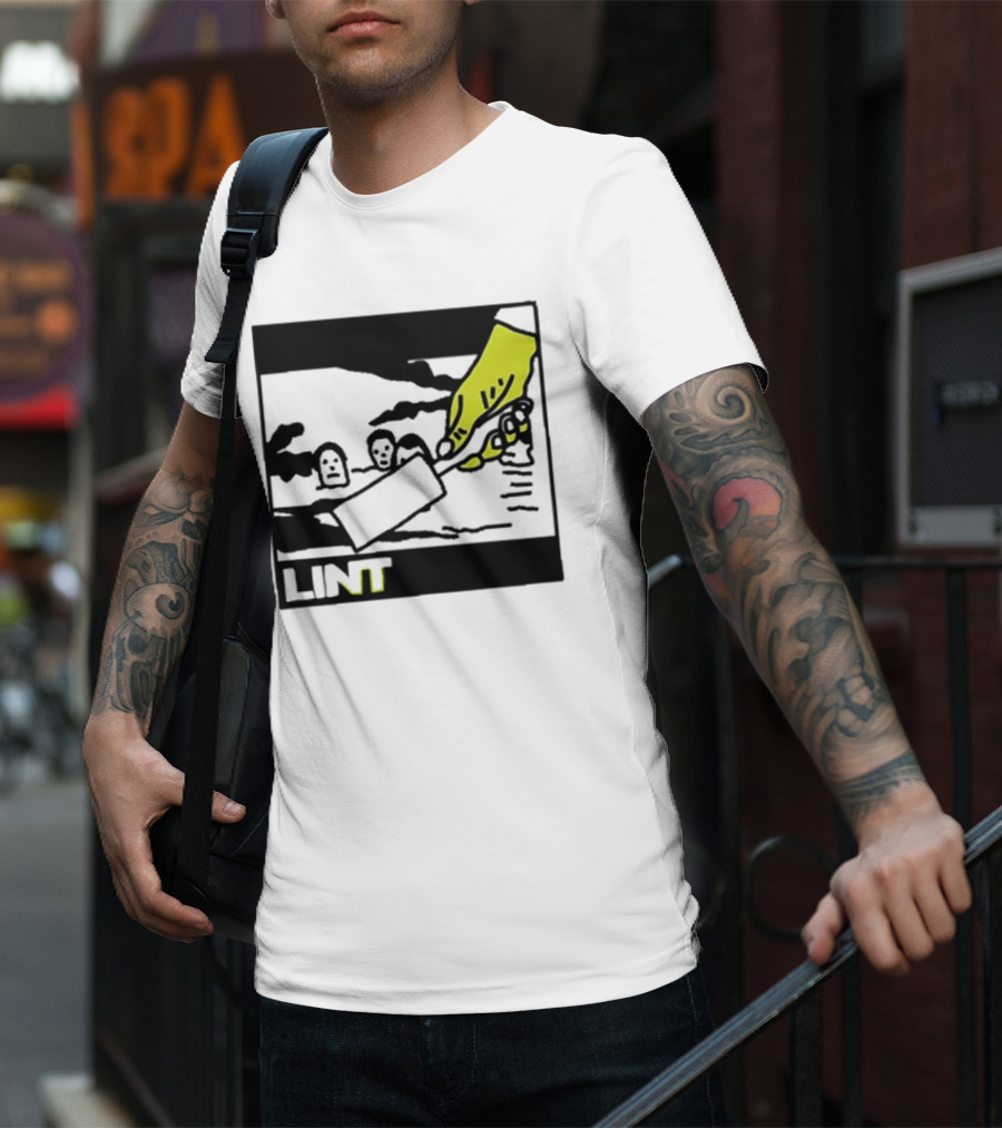 Slint Spiderland Album Cover Art Black Hand Image T-Shirt