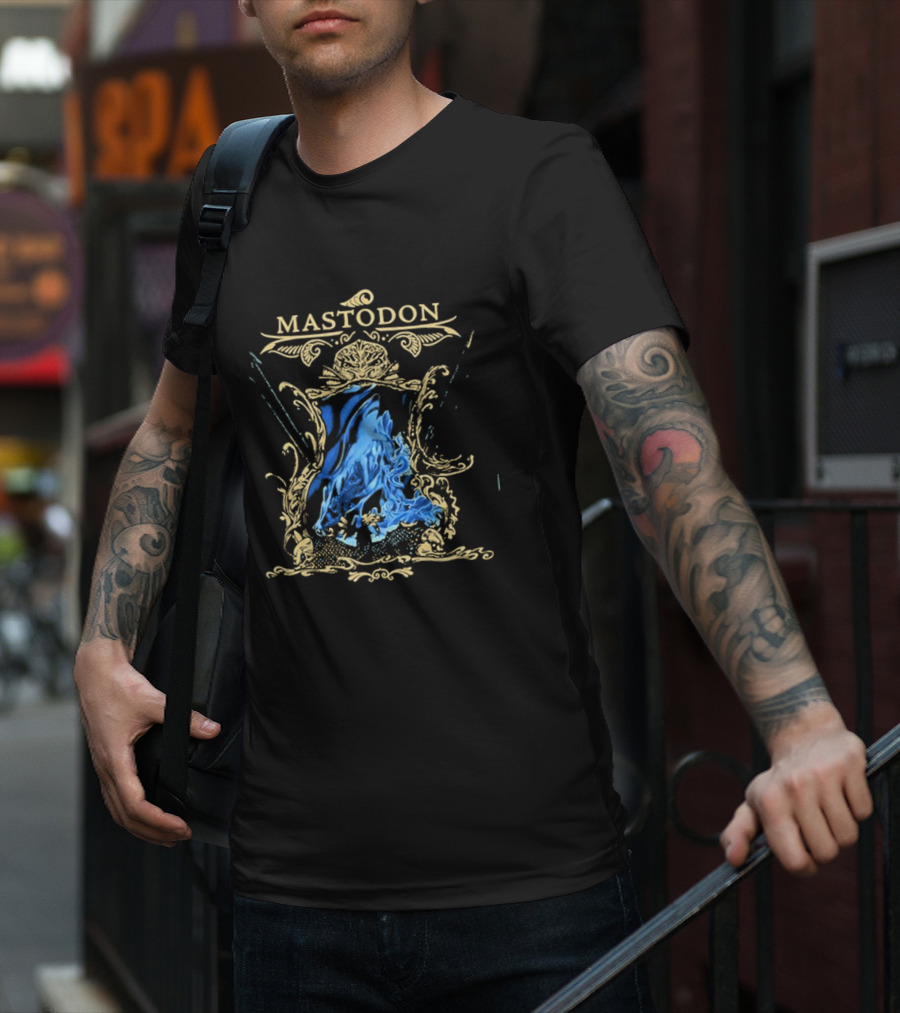 Mastodon Blue Sea Beast T-Shirt