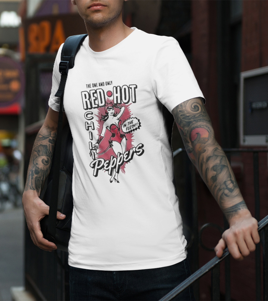 The One And Only Red Hot Chili Peppers In The Flesh T-Shirt