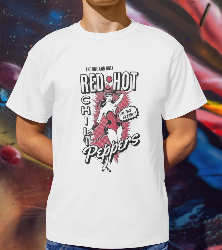 The One And Only Red Hot Chili Peppers In The Flesh T-Shirt