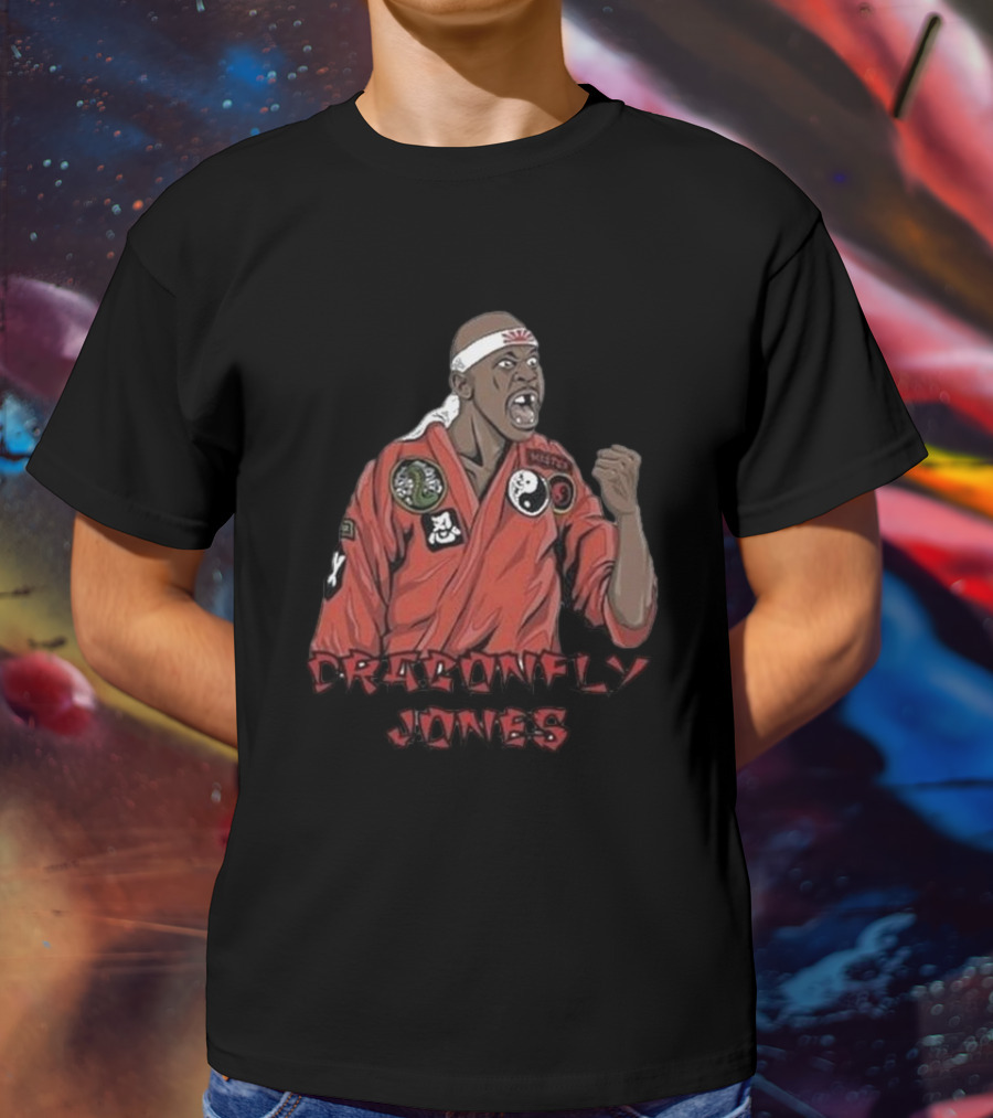 Dragonfly Jones Martin Lawrence Cartoon Mma Karate Kung Fu Martial Arts Iconic Red Gi T-Shirt
