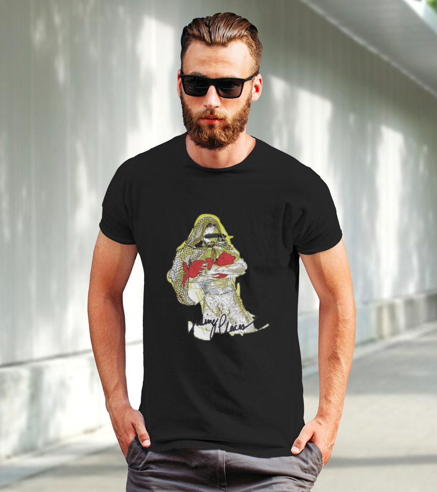 Hiding Places Wolf Father Sketch With Hooded Figure And Red Gloves T-Shirt