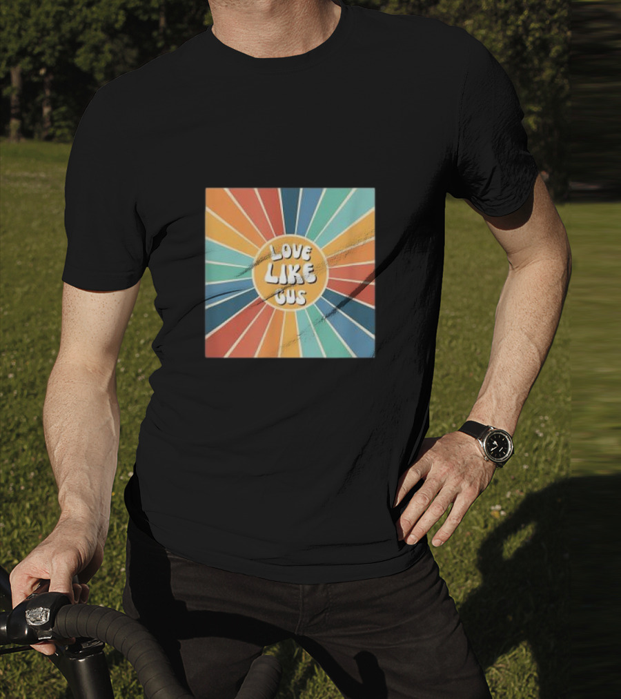 Love Like Gus Retro Sunshine Stripes T-Shirt