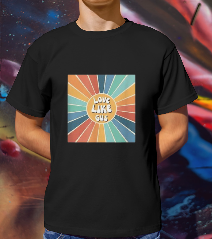 Love Like Gus Retro Sunshine Stripes T-Shirt