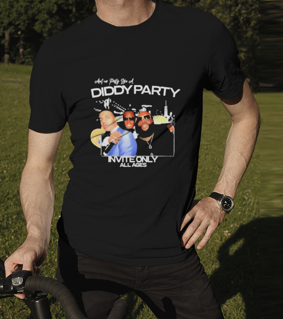 Ain’t No Party Like A Diddy Party Invite Only All Ages City Skyline T-Shirt