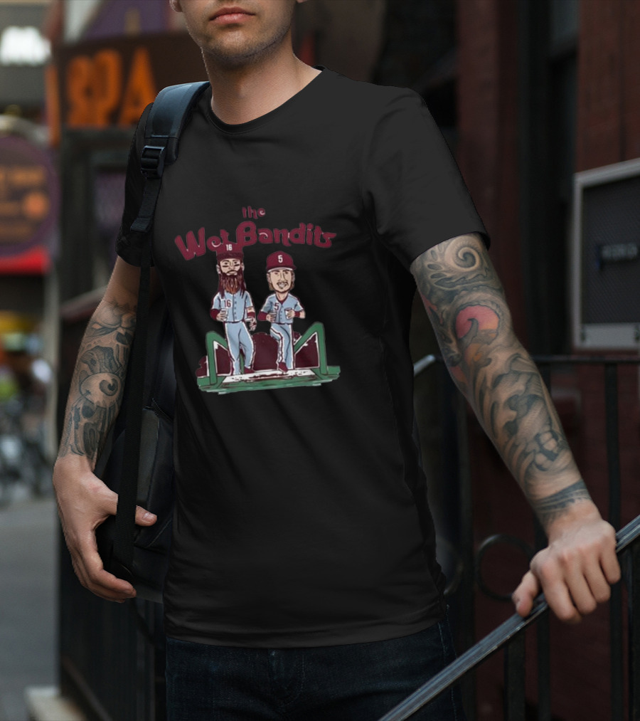 Brandon Marsh Bryson Stott The Wet Bandits Philadelphia Phillies MLB T-Shirt