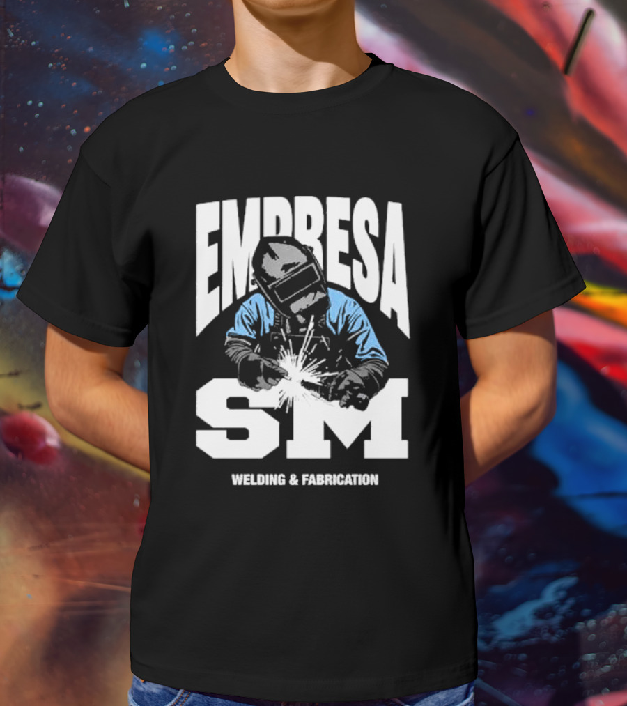EMPRESA SM Welding And Fabrication Welder Iconic T-Shirt