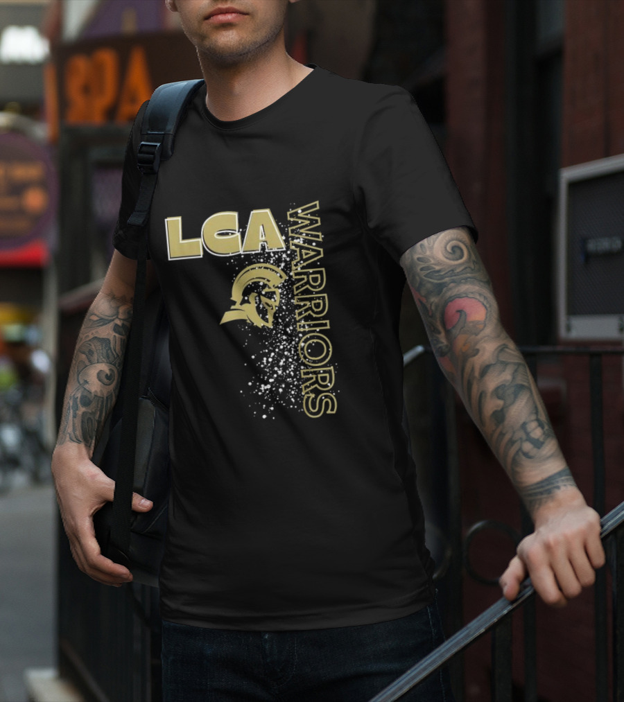LCA Warriors Gold Helmet Spartans T-Shirt