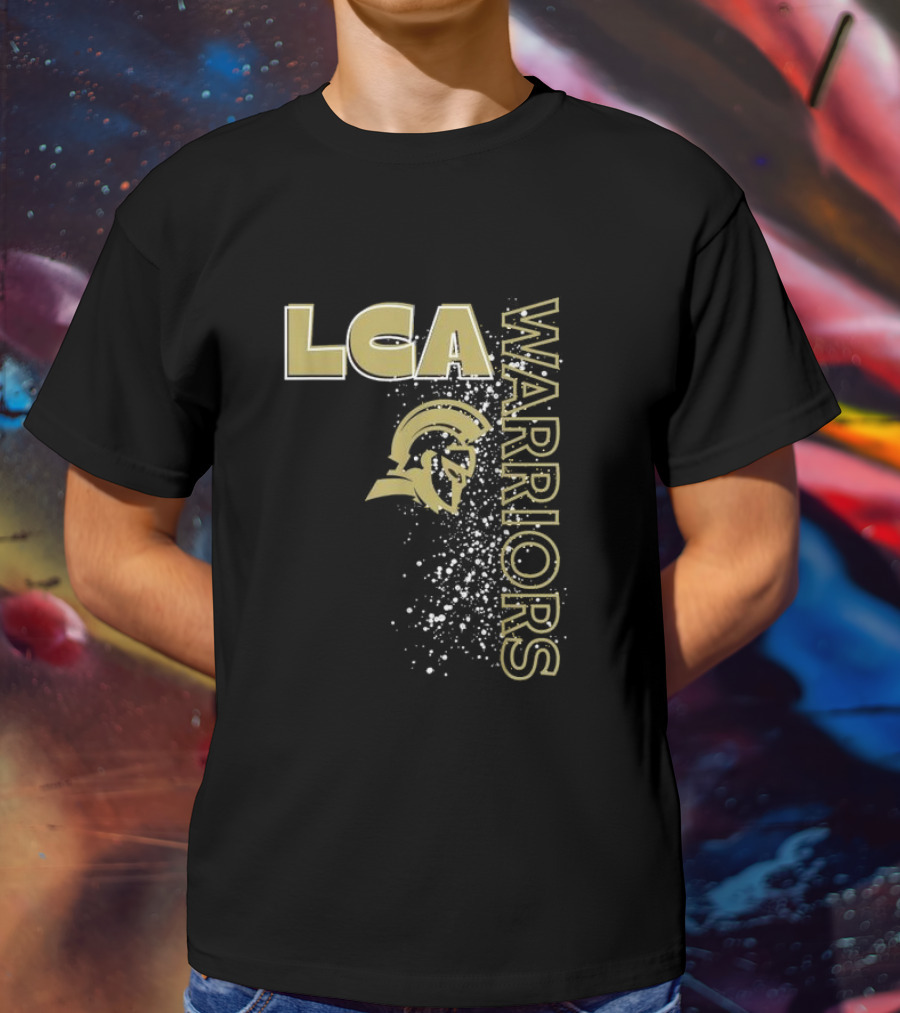 LCA Warriors Gold Helmet Spartans T-Shirt