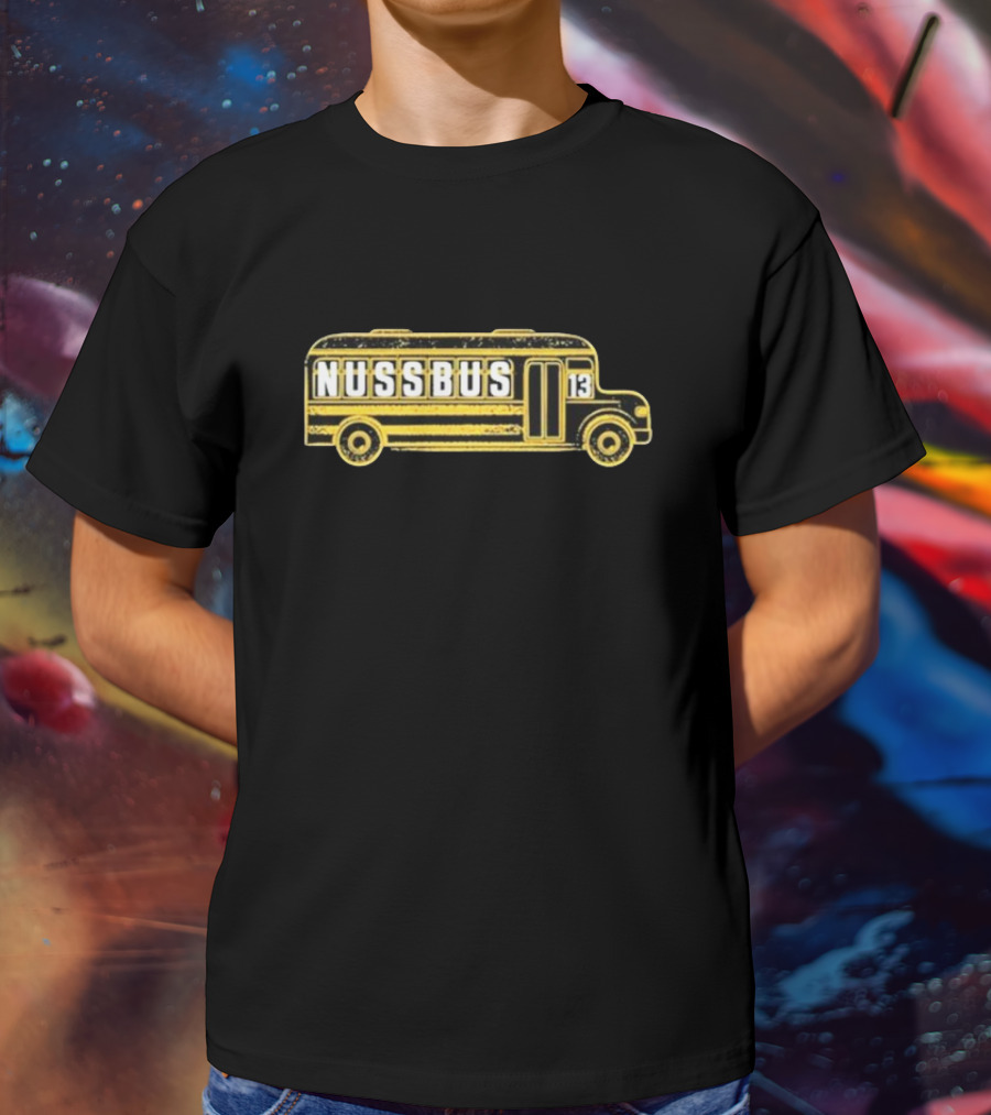Matt Flynn Nuss Bus 13 Black And Yellow T-Shirt