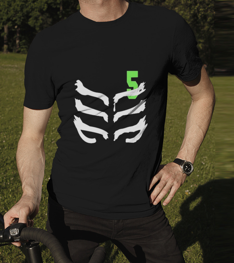 Lloyd Garmadon Ninjago Energy Elemental Symbol Number 5 T-Shirt